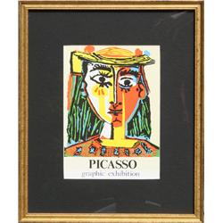 Pablo Picasso, Graphic Exhibition: Gallery International, Lithograph Poster