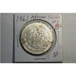 1961 MEXICAN DOLLAR