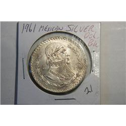 1961 MEXICAN DOLLAR