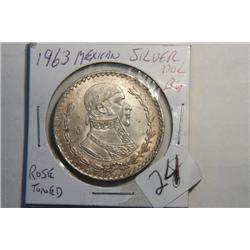 1963 MEXICAN DOLLAR