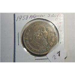 1958 MEXICAN DOLLAR