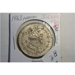 1963 MEXICAN DOLLAR