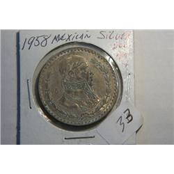 1958 MEXICAN DOLLAR