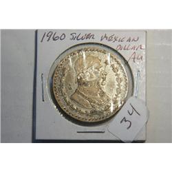 1960 MEXICAN DOLLAR