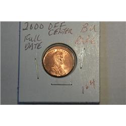2000 LINCOLN CENT