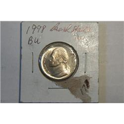 1998 JEFFERSON NICKEL