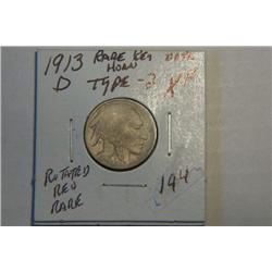 1913 D BUFFALO NICKEL