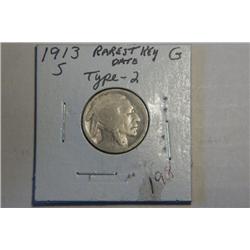 1913 S BUFFALO NICKEL
