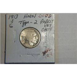 1913 S BUFFALO NICKEL
