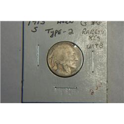 1913 S BUFFALO NICKEL