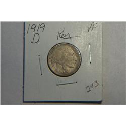 1919 D BUFFALO NICKEL