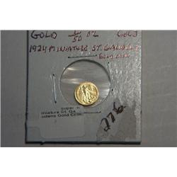 1924 1/50 oz GOLD