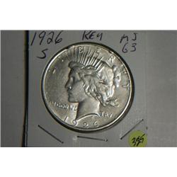 1926 S PEACE DOLLAR