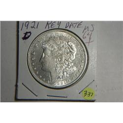 1921 D MORGAN DOLLAR