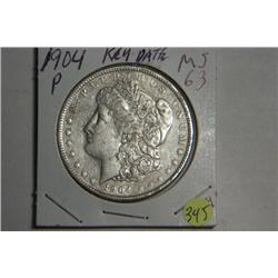 1904 P MORGAN DOLLAR
