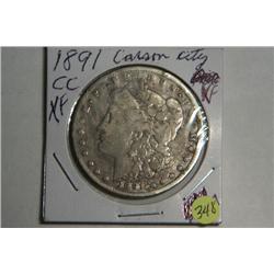 1891 CC MORGAN DOLLAR