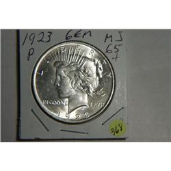 1923 P PEACE DOLLAR