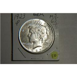 1923 P PEACE DOLLAR