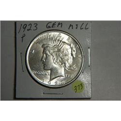 1923 P PEACE DOLLAR