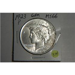 1923 P PEACE DOLLAR