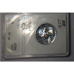 1961 WASHINGTON QUARTER