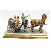 Image 3 : Porcelain figural horse and carriage
