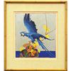 Image 1 : Pair of gouaches, Stark Davis, Parrots