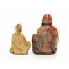 Image 3 : Two Chinese Shou-shan Stone Luohan Figures