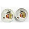 Image 2 : Pair Chinese Enameled Dishes w/Insects