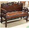 Image 1 : Chinese Carved Hardwood Settee