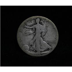 1919-s Walking Liberty Half Dollar grades good