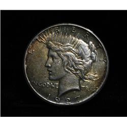 1927-p Peace Dollar $1 Grades au58