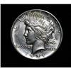 Image 1 : 1921-p Peace Dollar $1 Grades Almost Uncirculated au58  WELL STRUCK