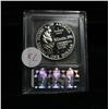 Image 2 : 1996-p Olympic Tennis Proof Commemorative Silver Dollar Graded PR70 DCAM
