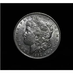 1892-p Morgan Dollar $1 Grades au58