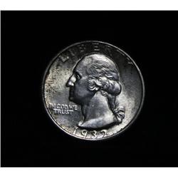 1932-p Washington Quarter 25c Grades Select Uncirculated ms63