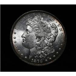 1879-o Morgan Dollar Grades Choice Uncirculated ms64  nicely toned reverse with very deep blues