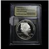 Image 1 : 1990-p Eisenhower Centennial Proof Commemorative Silver Dollar graded PR70 DCAM