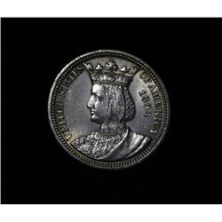 ***RARE 1893 Isabella Quarter RARE***  - All Original Toned  - Grades Choice Uncirculated ms64