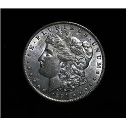 1891-cc Morgan Dollar "Spitting Eagle"  Grades ms61  TOP 100 VAM 3