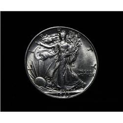 1943-p Walking Liberty Half Dollar 50c Grades choice Uncirculated ms64