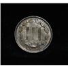 Image 2 : 1866 Three Cent Nickel 3c grades Select Uncirculated ms63