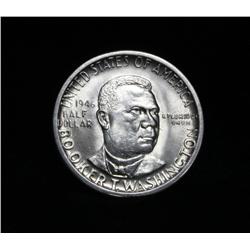 1946-s Booker T Washington Commemorative Half Dollar Grades Choice Uncirculated ms64