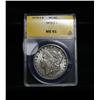 ANACS 1878-s Morgan dollar $1 graded ms61