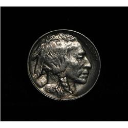 1913-p TY II Buffalo Nickel 5c Grades Almost Uncirculated au58