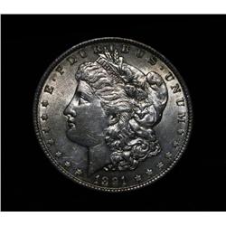 1891-p Morgan Dollar Grades au58/Slider