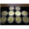 Image 2 : 2005-P/D 24K GOLD PLATED QUARTERS (UNC)