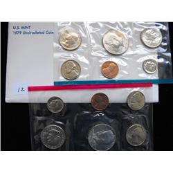 D AND P 1979 UNCIRCULATED MINT SET