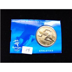 SYDNEY 2000 OLYMPIC COLLECTION COIN ATHLETICS