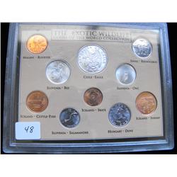 EXOTIC WILDLIFE COIN SET